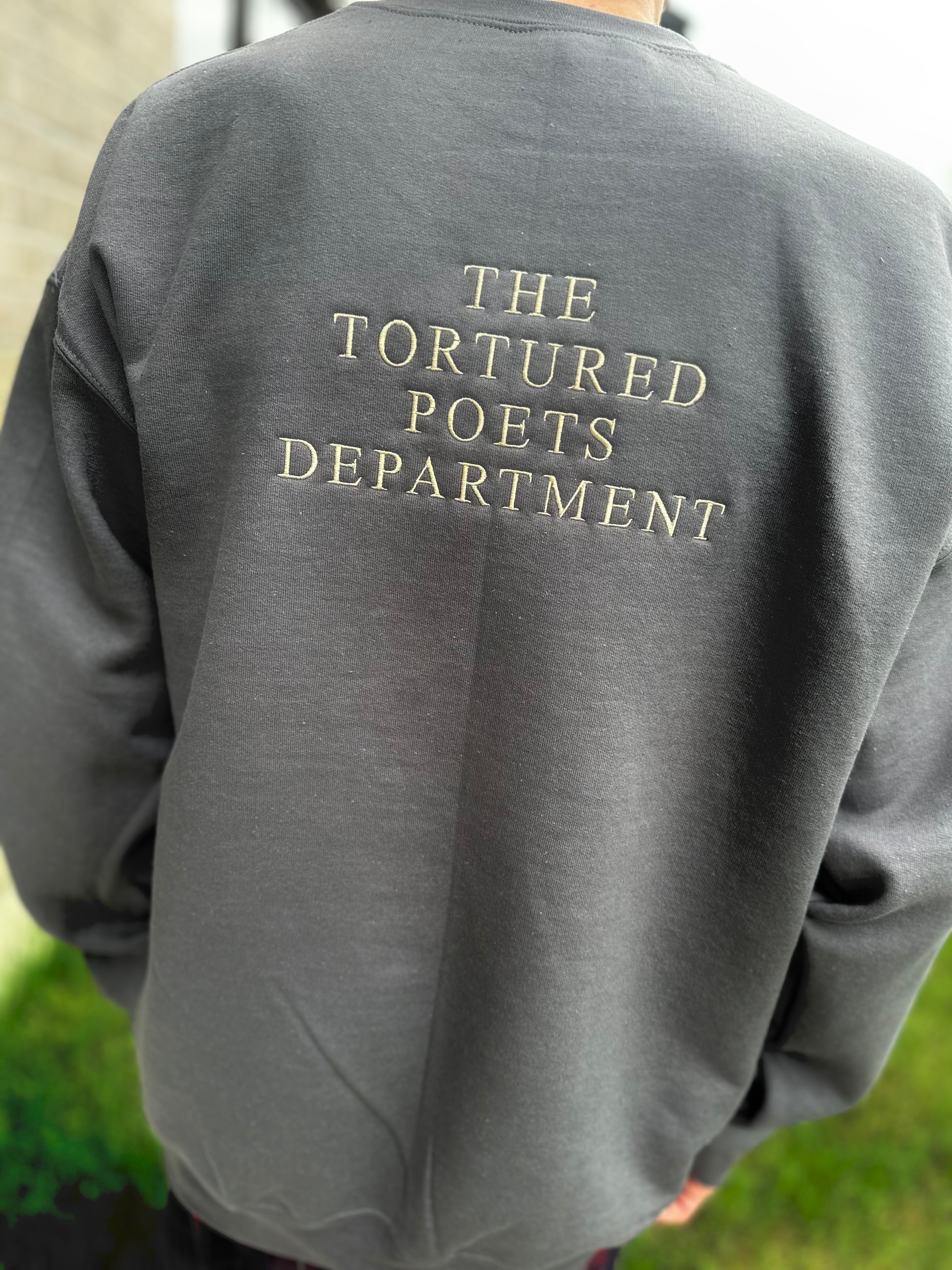 The Tortured Poets Department 3D Embroidered Sweatshirt