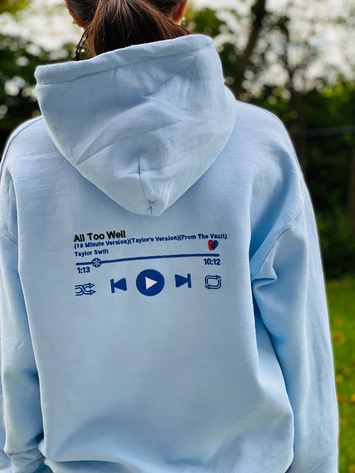 All Too Well Embroidered Hoodie