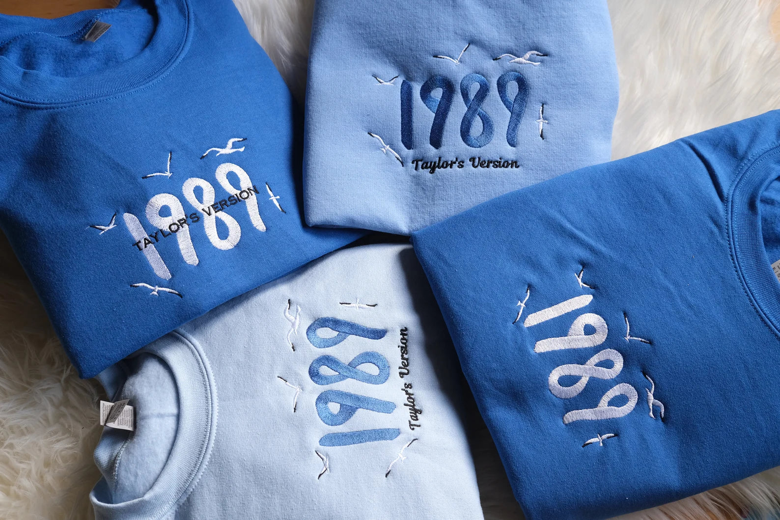 1989 Taylor's Version Embroidered Crewneck & Hoodie